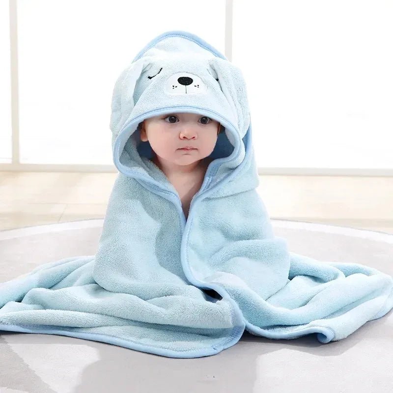 Ultra - Soft Hooded Baby Bath Towel - Elyvio