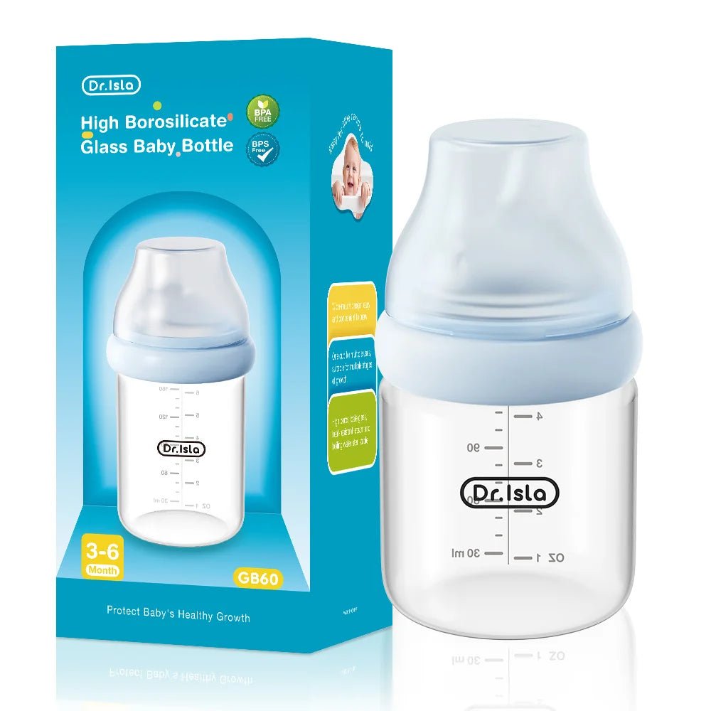Premium Baby Glass Feeding Bottle - Elyvio