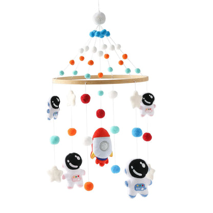 Woodland Wooden Baby Mobile – Musical Crib Toy for Infants - Elyvio