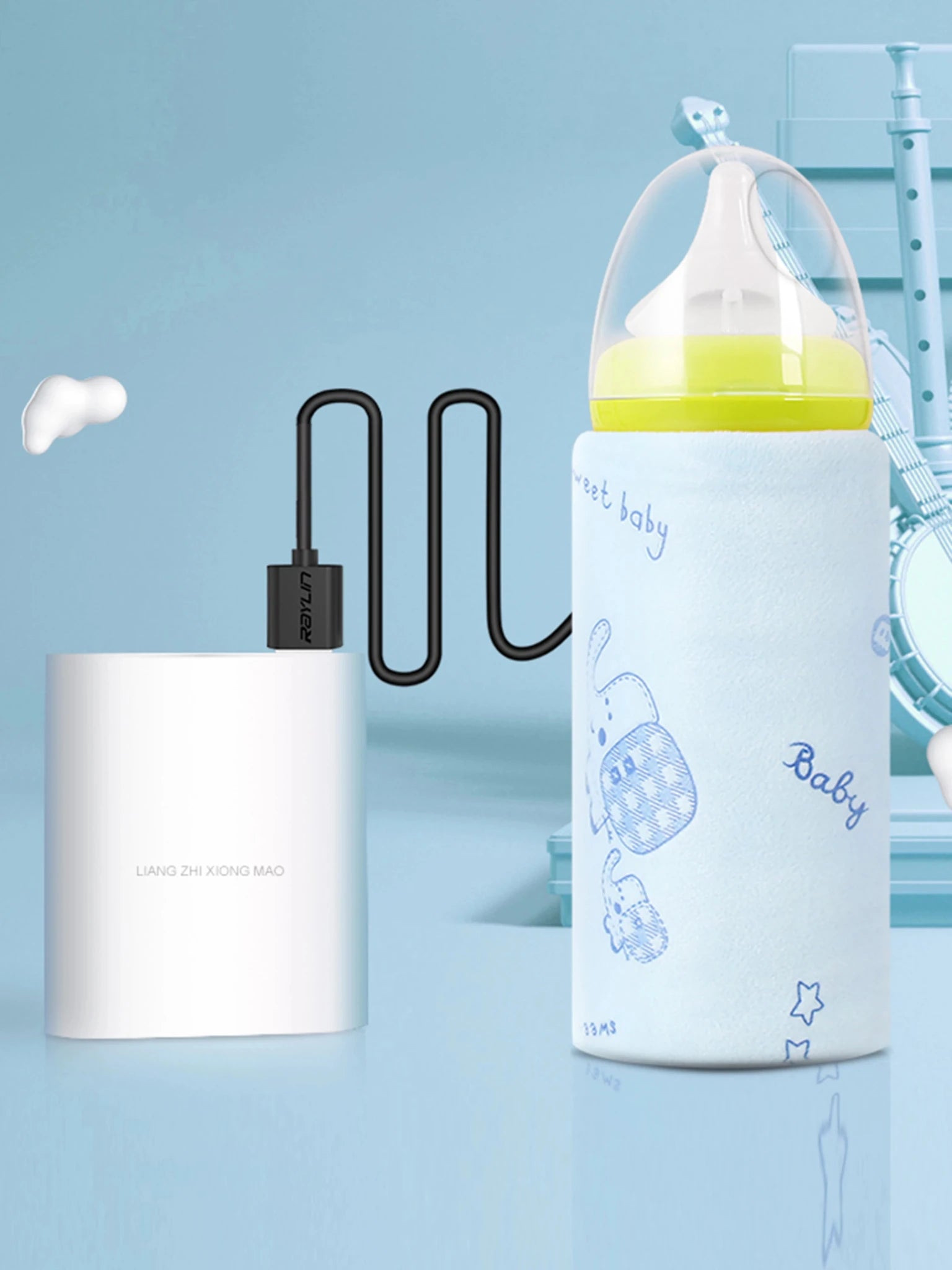 Portable Baby Bottle Warmer - Elyvio