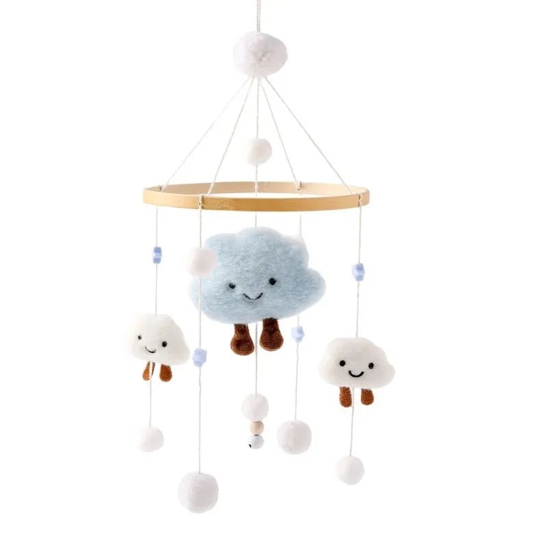 Woodland Wooden Baby Mobile – Musical Crib Toy for Infants - Elyvio