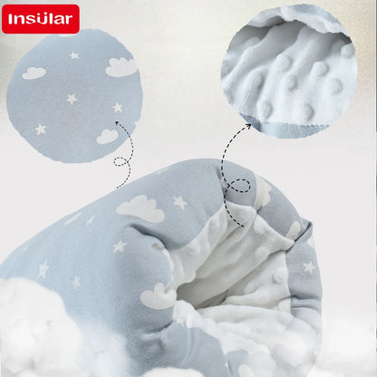 Elyvio nursing pillow supporting mother during breastfeeding