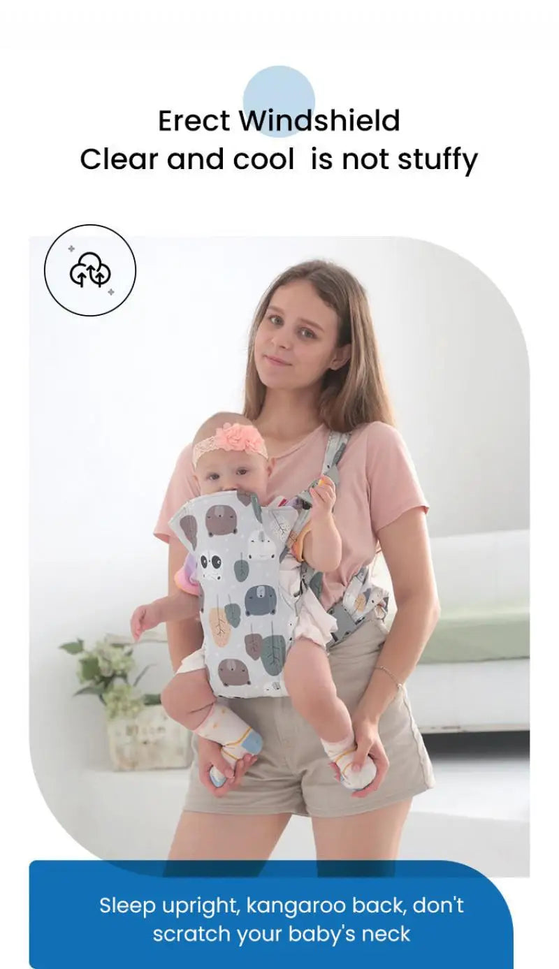 Ergonomic Baby Carrier with Hip Seat