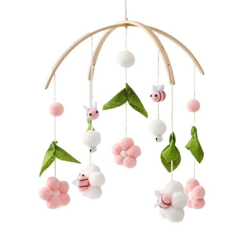 Woodland Wooden Baby Mobile – Musical Crib Toy for Infants - Elyvio