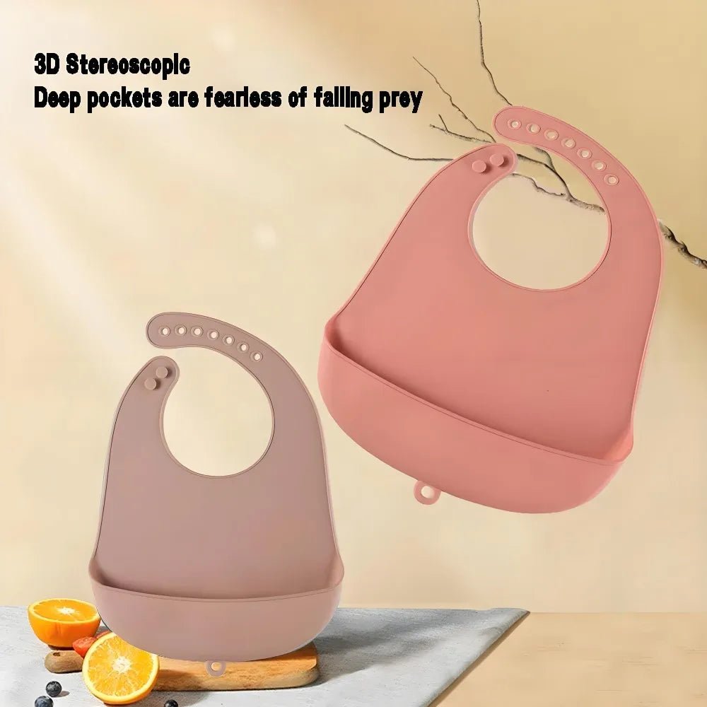 Adjustable Waterproof Bibs - BPA Free - Elyvio