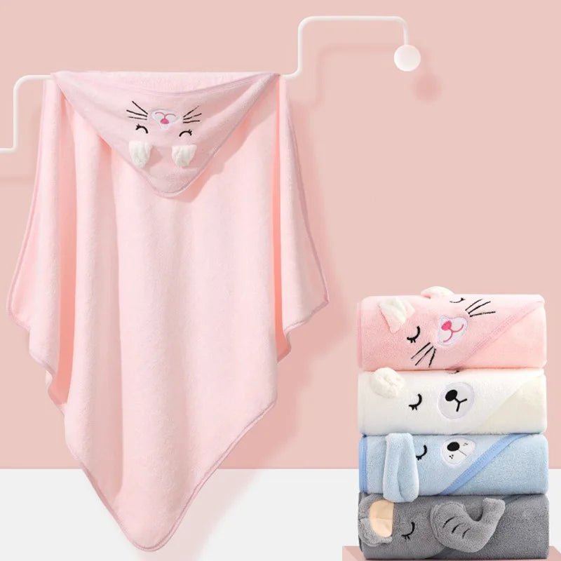 Ultra - Soft Hooded Baby Bath Towel - Elyvio