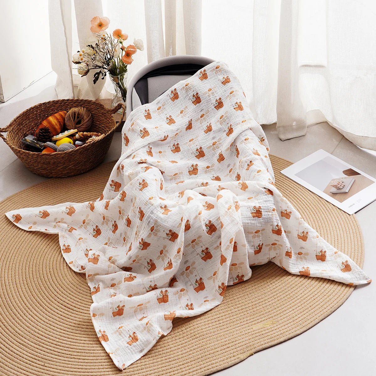 All - Season Muslin Blanket - Elyvio
