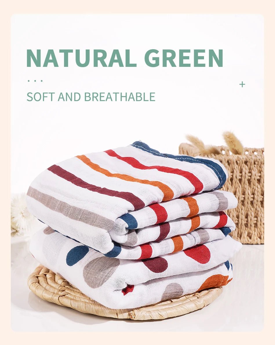 DreamSoft Muslin Baby Blanket - Elyvio