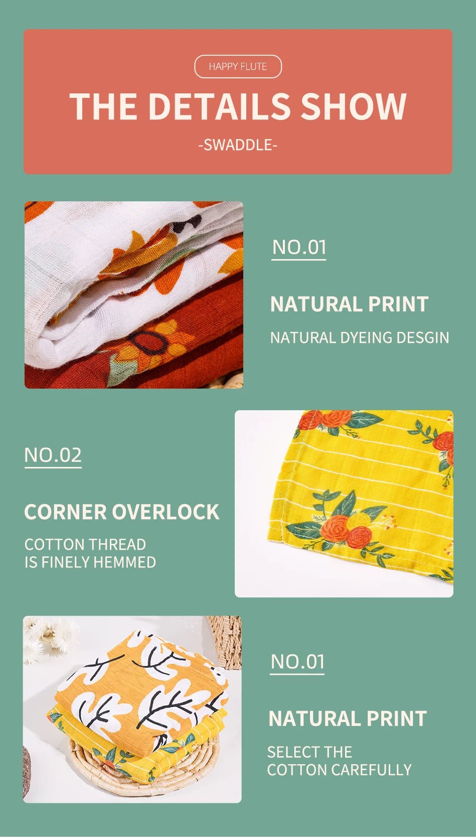 DreamSoft Muslin Baby Blanket - Elyvio