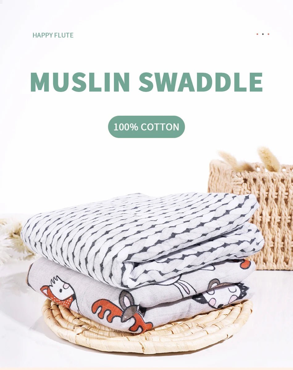 DreamSoft Muslin Baby Blanket - Elyvio