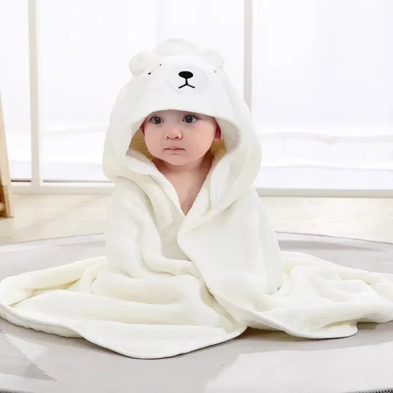 Ultra - Soft Hooded Baby Bath Towel - Elyvio
