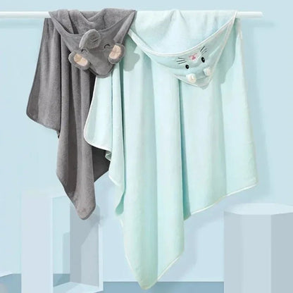 Ultra - Soft Hooded Baby Bath Towel - Elyvio