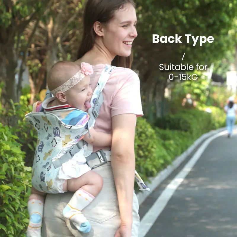 Ergonomic Baby Carrier with Hip Seat