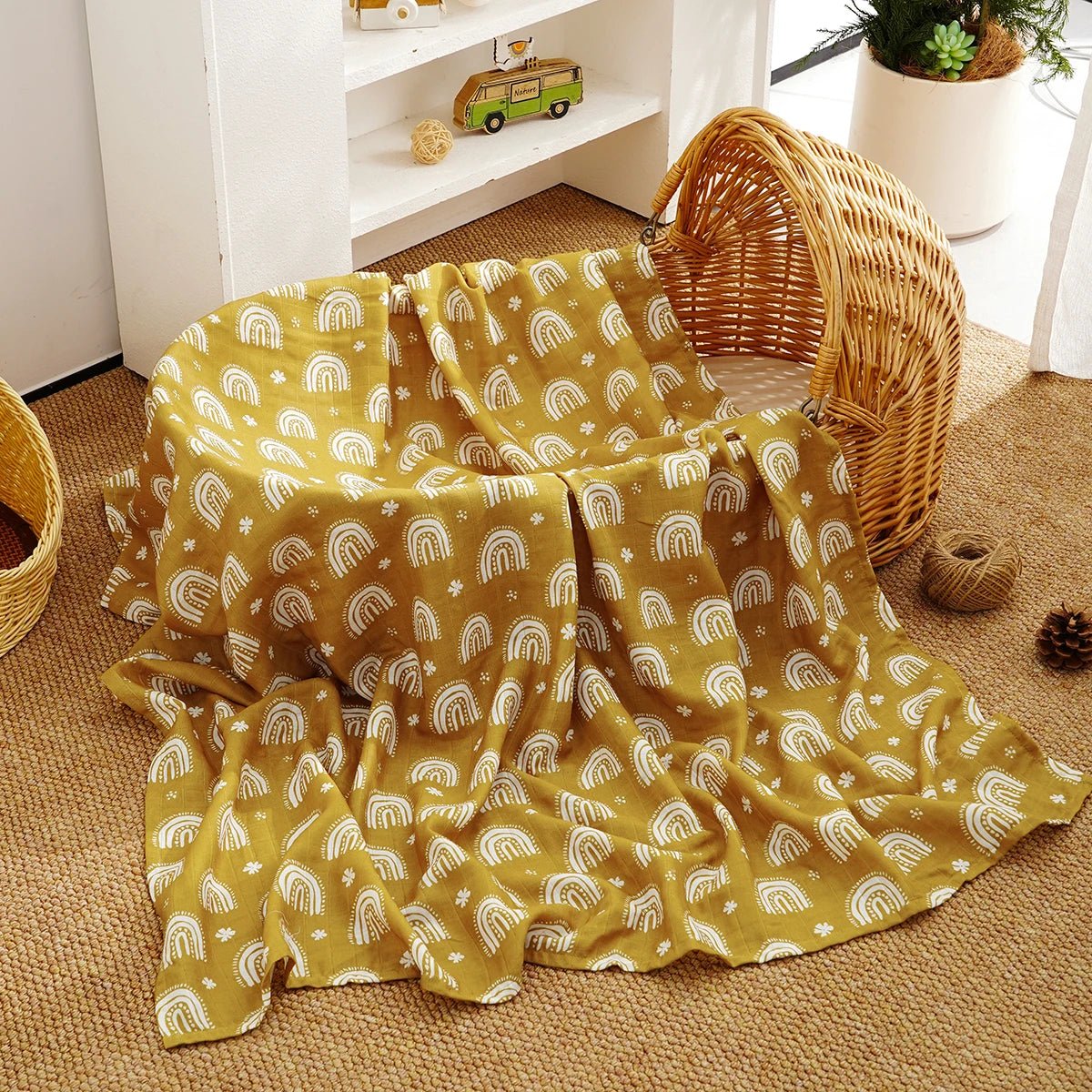 DreamSoft Muslin Baby Blanket - Elyvio