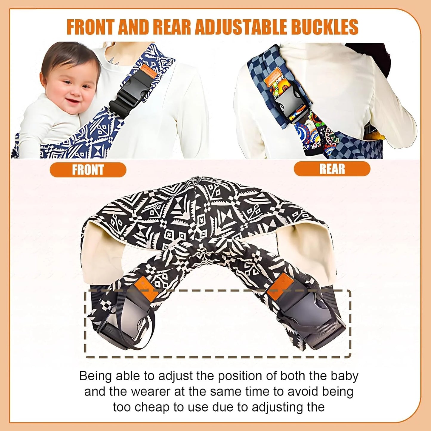 Adjustable Baby Hip Seat Carrier