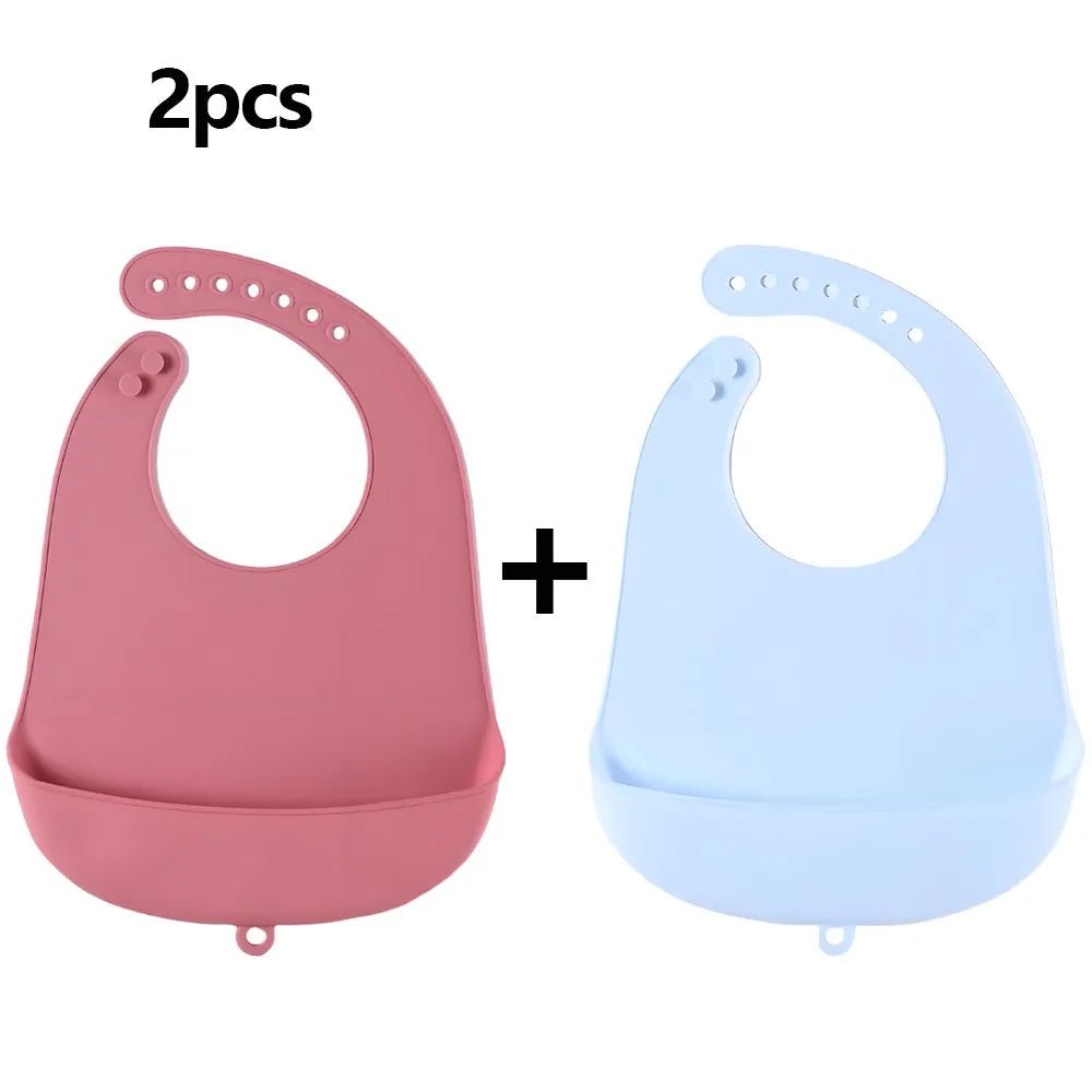Adjustable Waterproof Bibs - BPA Free - Elyvio
