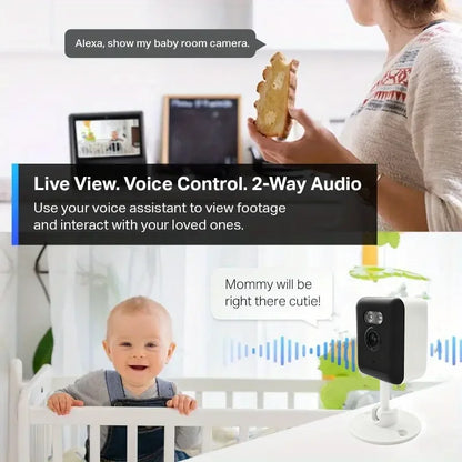 Smart Baby Monitor Camera with Night Vision