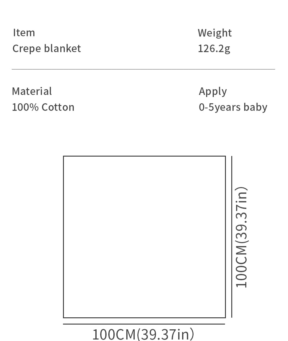 All - Season Muslin Blanket - Elyvio