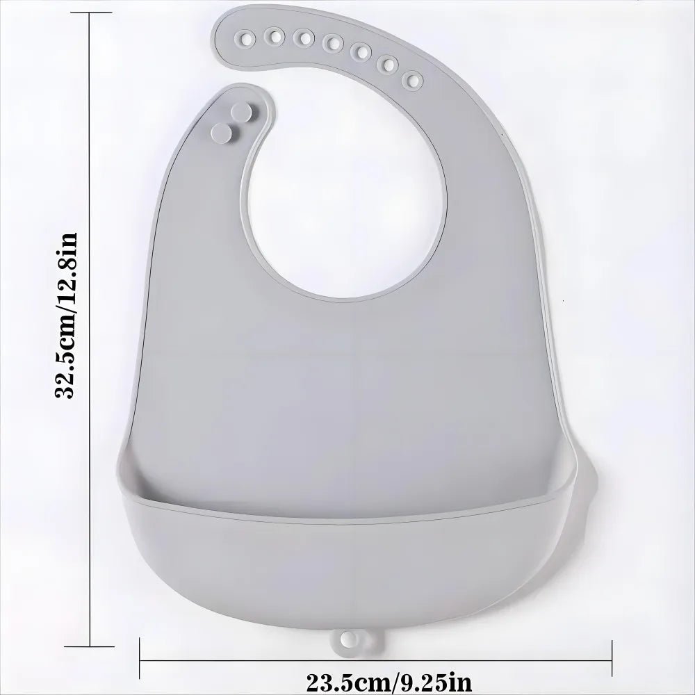 Adjustable Waterproof Bibs - BPA Free - Elyvio