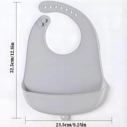 Adjustable Waterproof Bibs - BPA Free - Elyvio