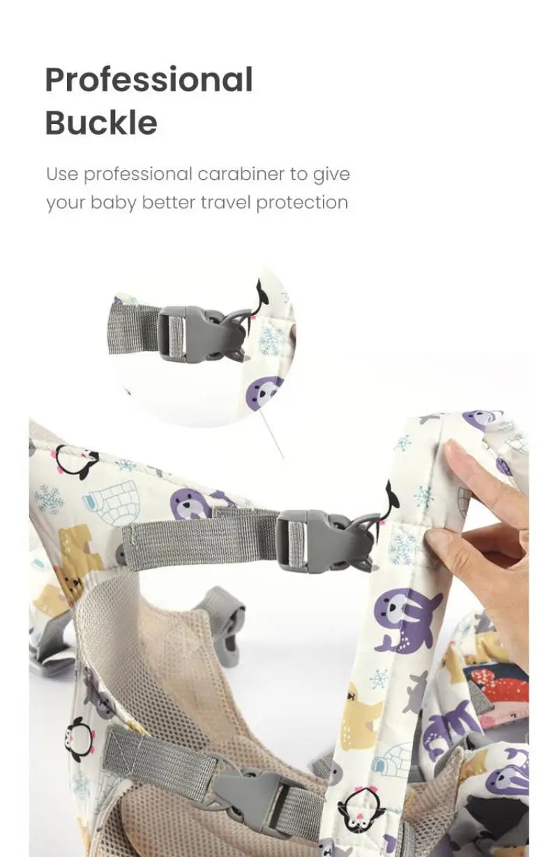 Ergonomic Baby Carrier with Hip Seat