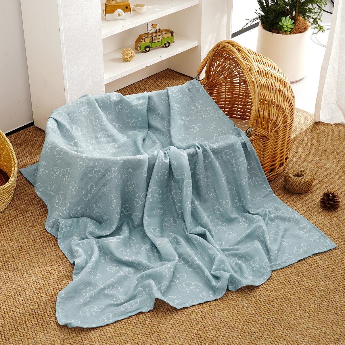 DreamSoft Muslin Baby Blanket - Elyvio