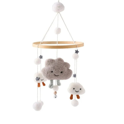 Woodland Wooden Baby Mobile – Musical Crib Toy for Infants - Elyvio