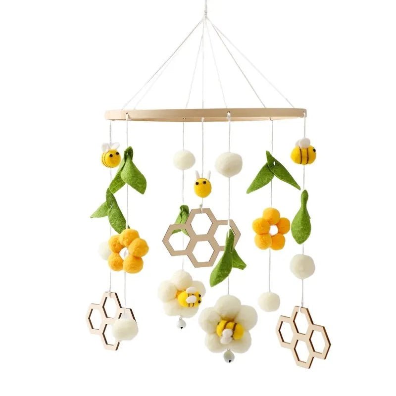 Woodland Wooden Baby Mobile – Musical Crib Toy for Infants - Elyvio