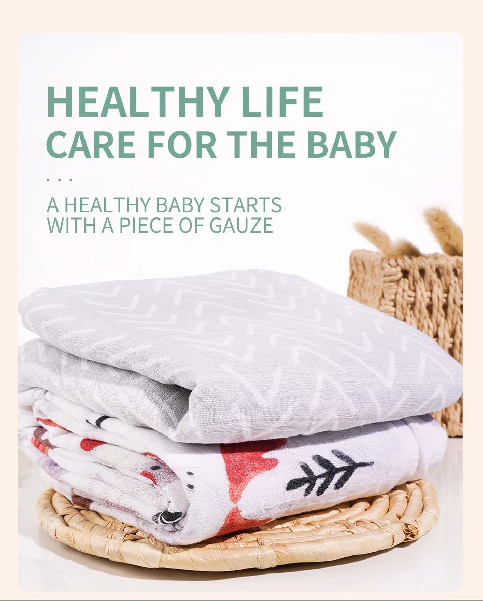 DreamSoft Muslin Baby Blanket - Elyvio