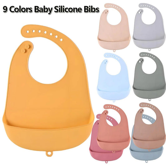 Adjustable Waterproof Bibs - BPA Free - Elyvio