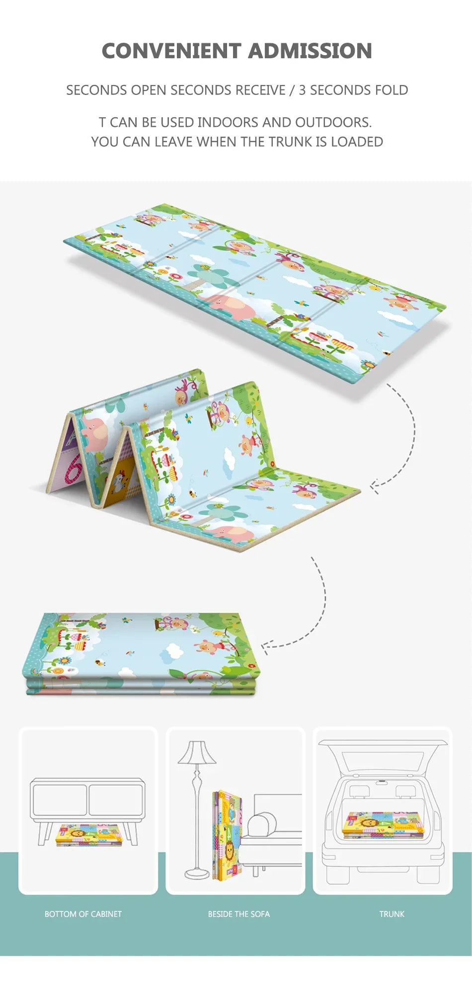 Foldable Baby Play Mat