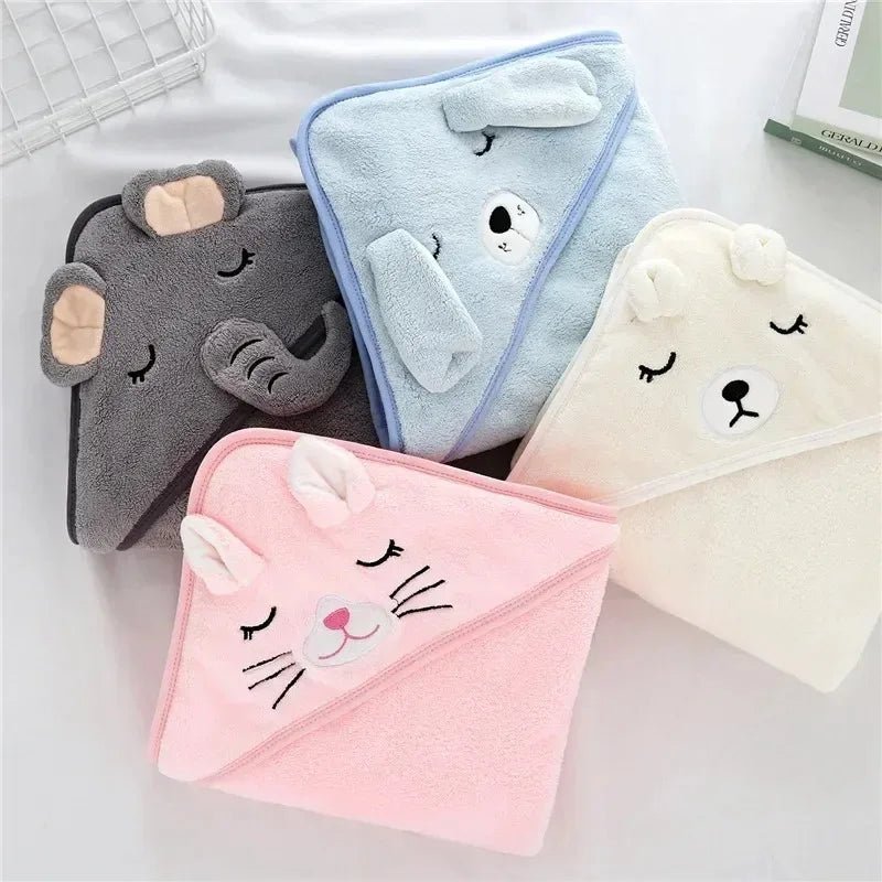 Ultra - Soft Hooded Baby Bath Towel - Elyvio