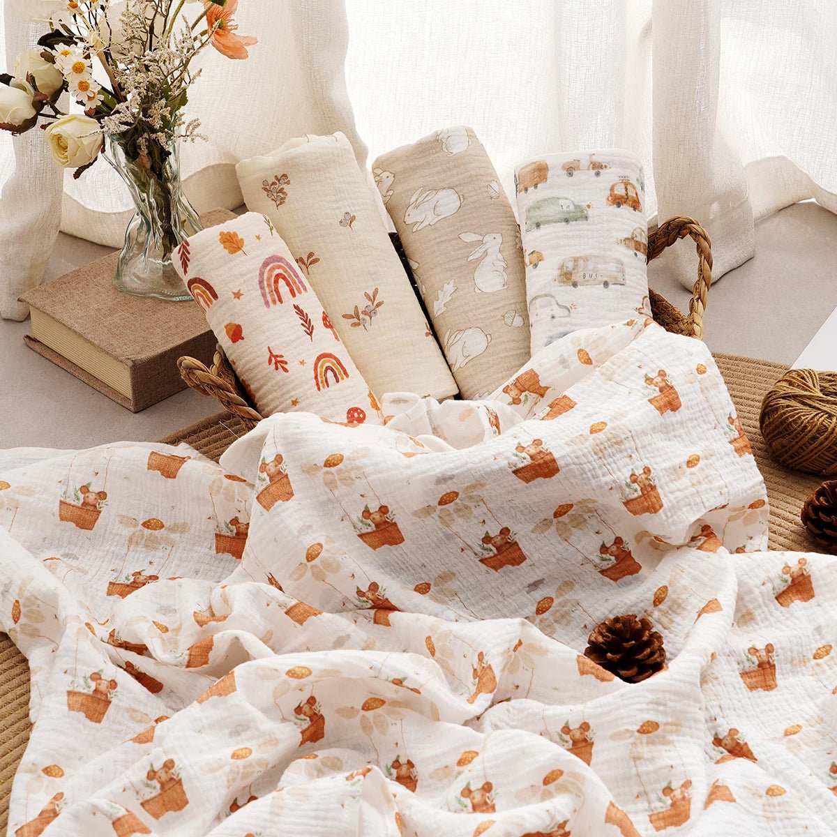 All - Season Muslin Blanket - Elyvio