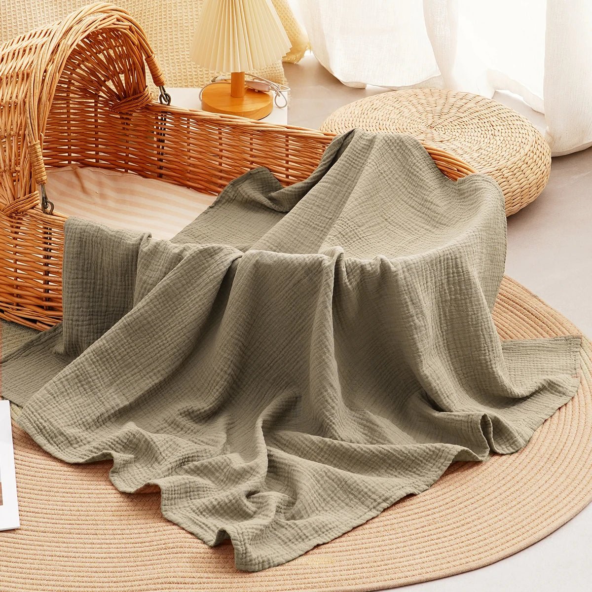 All - Season Muslin Blanket - Elyvio